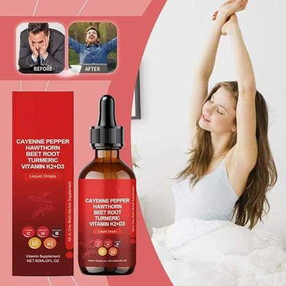 Cayenne Pepper Drops – Liquid Herbal Supplement for Digestion & Cardiovascular Health