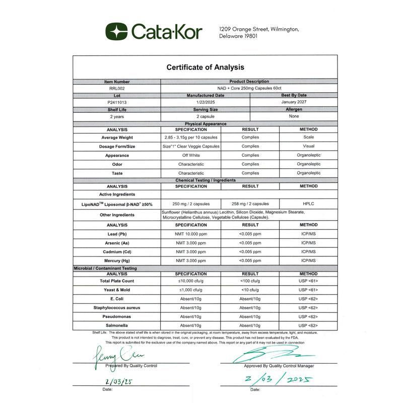 NAD+ Revitalize Anti - Aging Boost Supplement