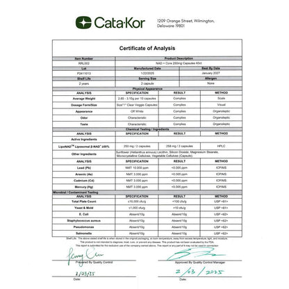 NAD+ Revitalize Anti - Aging Boost Supplement