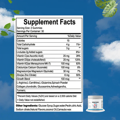 Aureeka Heightener Gummies